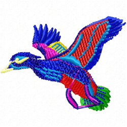 Ducks And Goose Embroidery Design 9